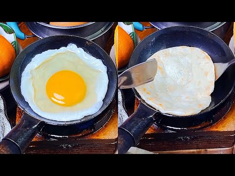 Miniature Utensils Cooking EGG Puri ASMR | Miniature Food items kitchen set|