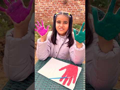 Tanya ko colour karna nahi ata โบ๏ธ #thelambafamily