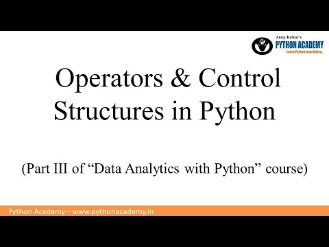 Anup Kelkar's Python Academy YouTube video thumbnail