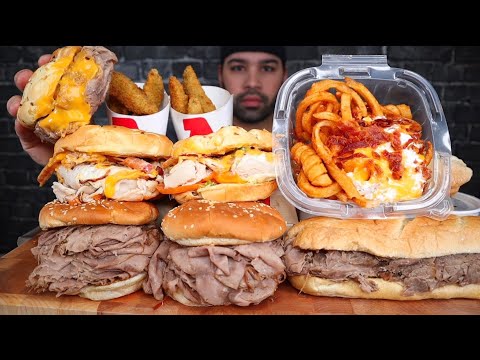 ASMR ARBY'S BUY 1 GET 1 FREE MUKBANG