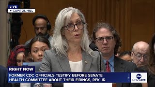LIVE: Former CDC officials testify before Senate committee about their firings, RFK Jr.