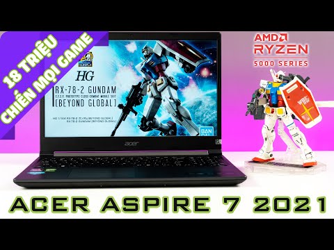 (VIETNAMESE) Acer Aspire 7 2021 (A715-42G) - Laptop 18 triệu: Ryzen 5 5000 Series, Card GTX1650
