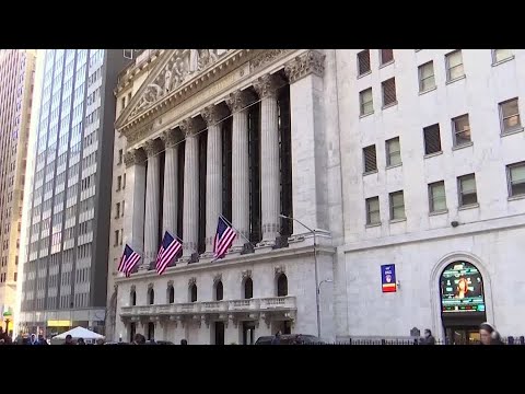 YouTube video thumbnail: Wall St Ends Higher After Brief Slump on Powell Firing Confusion
