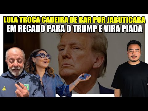 🟥 Da mesa de bar para jabuticaba: Janja posta vídeo do Lula oferecendo fruta pro Trump e vira piada!