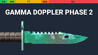 M9 Bayonet Gamma Doppler Phase 2 Wear Preview M9 Bayonet Gamma Doppler Phase 2 Wear Preview