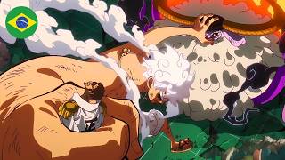 ONE PIECE EPISÓDIO 1142 DUBLADO 🔥 BATALHA ÉPICA: LUFFY CONTRA SATURNO E KIZARU!