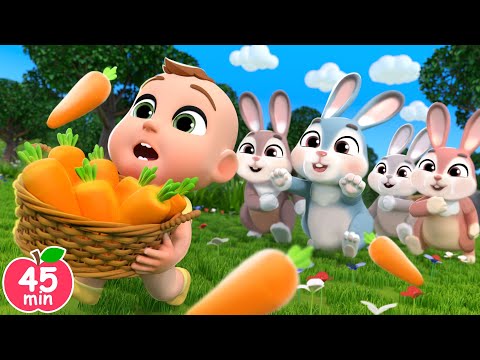 Baby Lala Wakes Up Sleeping Bunnies 🐰 + MORE Lalafun Nursery Rhymes & Kids Songs