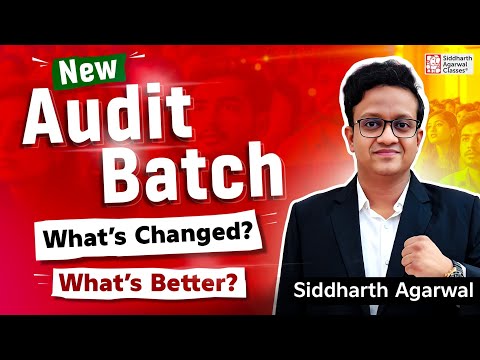 What’s Cooking in the New CA Inter Audit Batch?🔥 | CA Siddharth Agarwal