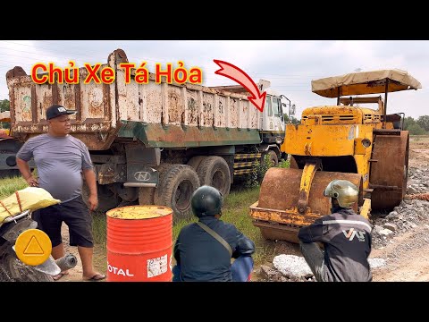 CHỦ XE TẢI HOẢNG HỒN XANH MẶT KHI NHÌN THẤY NHỜ ANH EM MÌNH KỊP THỜI ĐẾN GIÚP