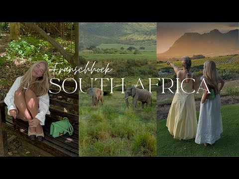 South Africa Diaries 🌴🐘 | Franschhoek: The Most Beautiful Place I've Ever Seen - Wine & Sunsets 🍷