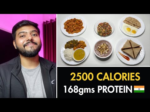 Easy 2500 calorie diet with 168gms of protein ( 6 meals )