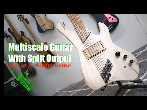 Multi Scale Guitar With Bass Two Ouputs! Bass & Guitar Halves