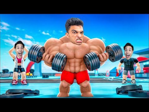 عبده ماندو وام كامل دخلو الجيم عشان يبنسو عضلات ويسيطرو علي المنطقه 💪🏼👊 | roblox