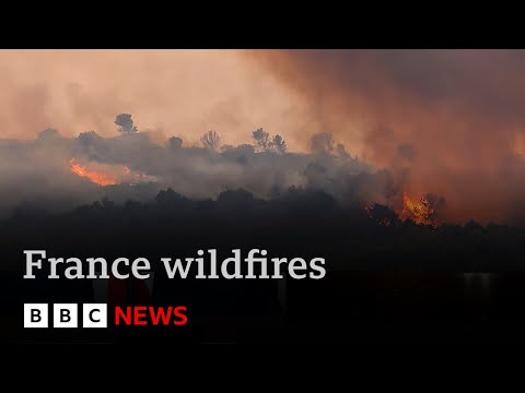 YouTube video thumbnail: Deadly Wildfire Sweeps Through Southern France Causing “Unprecedented Catraphophe”