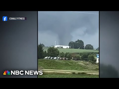 YouTube video thumbnail: Tornado Rips Through Western Wisconsin