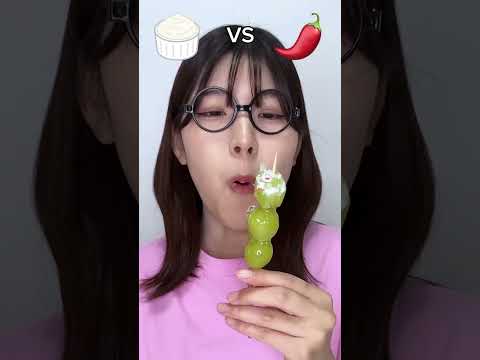Mini chili susce V's Mini wishppy cream chellenge food #facts #food #funny #tricks