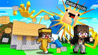 Me Convertí en SUN MAN (Hombre Sol) para Trollear a Mis Amigos en Minecraft 😱 BEBÉ NOOB
