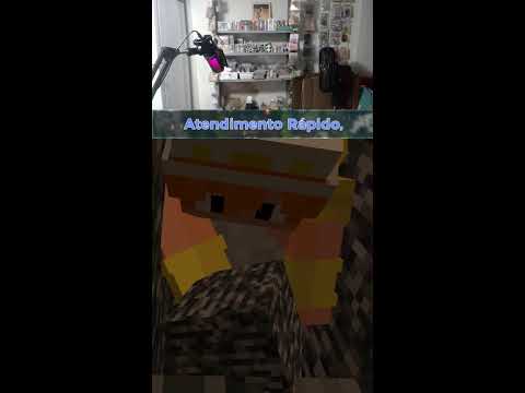 Jogando minecraft no VR!  #shorts