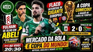 🚨 ABEL NA MIRA DO FULHAM! FLACO DESPERTA INTERESSE EUROPEU!
