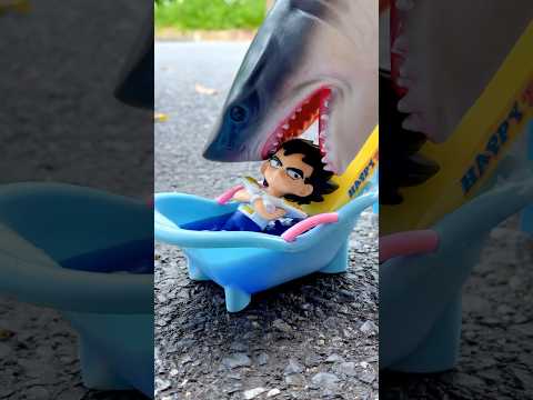 Fermented SHARK Slide & Dragon-BALL SWIMMING Soap Bubble! Get Clean Water? WOA GOKU Toys ASMR Videos