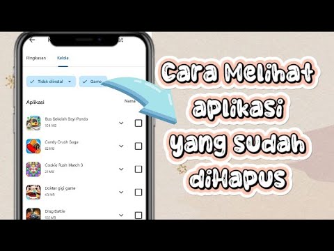 Cara Mengetahui Aplikasi Yang Sudah Terhapus Terbaru 2024