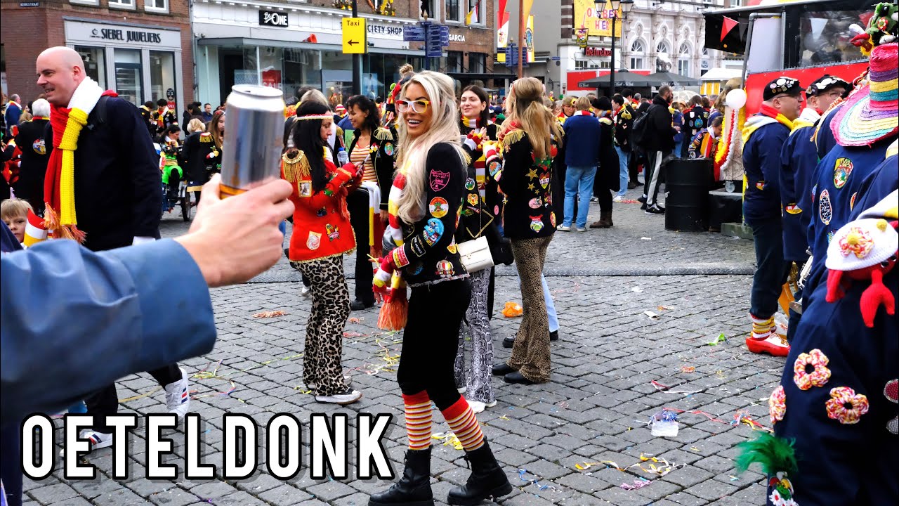 🐸 Netherlands Getting Crazy – Oeteldonk 2024 Carnival Den Bosch Walking Tour 4K s-Hertogenbosch