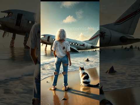 Island of Survival: A Cat’s Journey 🐾🌴✈️ #story #cat #cute #kitten #islandsurvival  #生存之旅