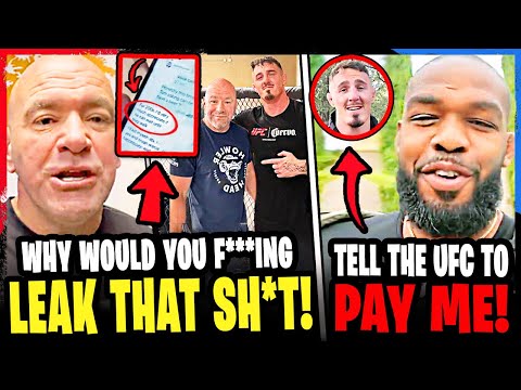 MMA Community REACTS to Tom Aspinall LEAKED MESSAGES about UFC 309 PAY CHECK! Dana White GOES OFF!