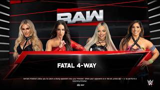WWE Fatal 4 Way Match | No Disqualification