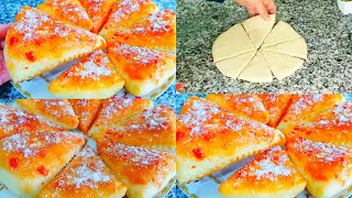 كيوجدو في رمشة عين  بلا بيض بلا حليب وصفة سهلة ولذيذة #كيكة #مسمن #بسبوسة #كيك #بريوش