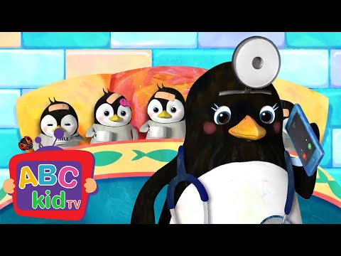 Five Little Penguins Jumping on the Bed | ABC Kid TV Nursery Rhymes & Kids Songs