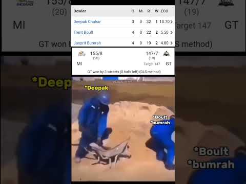 Deepak playing against Mumbai #shorts #viralvideo #ipl #mumbaiindians #mivsgt