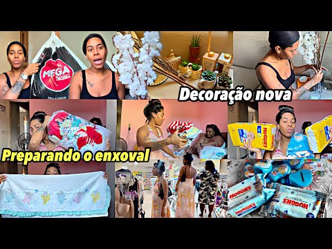 Decorando a sala| Enxoval do bebê| Comprinhas ~ vlog