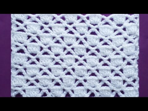 Patrón a ganchillo Fácil para Chal, Blusa/Crochet Blanket for Beginners/Aula crochê/Tejido a Crochet