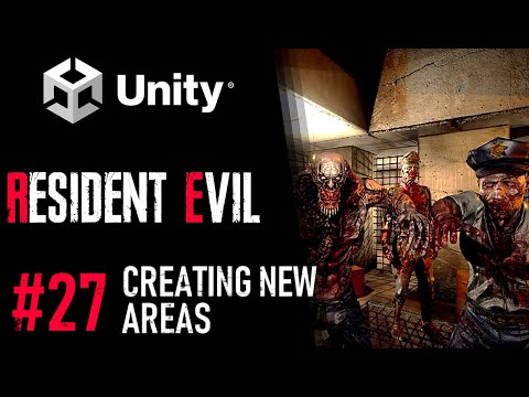 HOW TO MAKE RESIDENT EVIL IN UNITY - TUTORIAL 27 - CREATING NEW ROOM SCENES IN UNITY