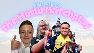 Sunday @ The World Matchplay Darts | VLOG