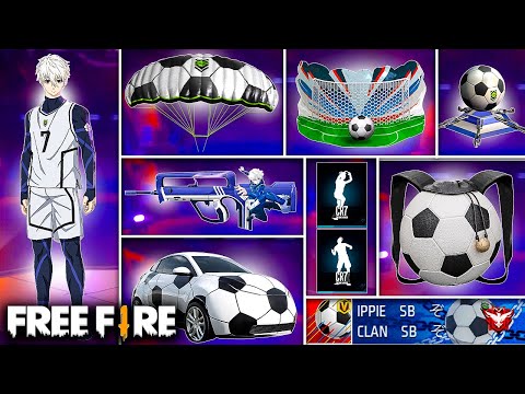 RETO: SOLO PODEMOS USAR COSAS DE FUTBOL ⚽️😱 *Nueva colaboración* FREE FIRE