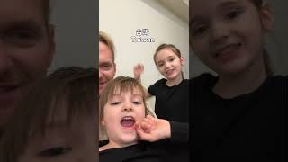 爸爸有一個台灣女兒和一個美國女兒 #外國人在台灣