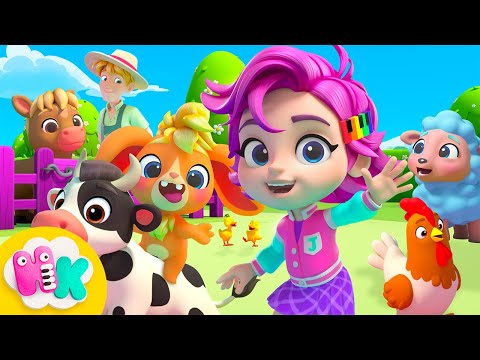 Ali Babanın Çiftliği şarkısı 🫏 Iya Iya Yo 🐓 Hayvanları Öğreniyorum | HeyKids - Bebek Şarkıları