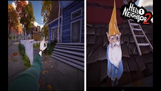 Hello Neighbor 2 PATCH 4 all the new garden gnome location and new jumpscare plus new decoration