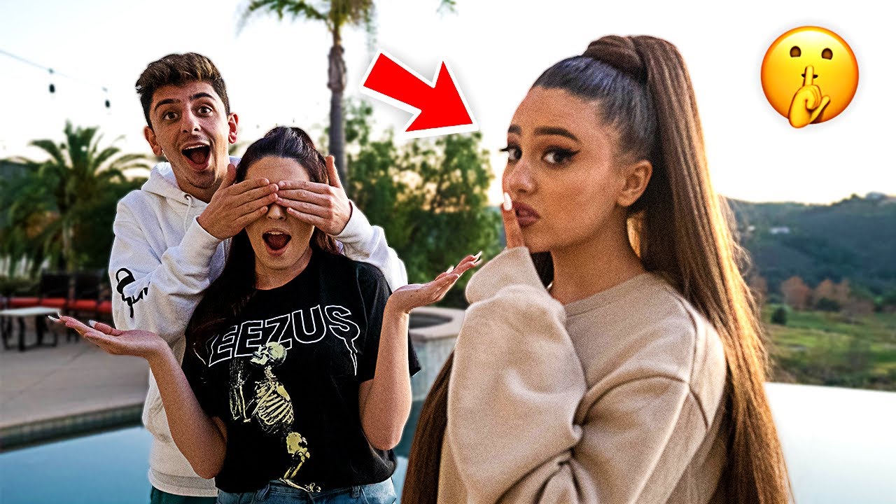 Surprising my Friends with ARIANA GRANDE crazy freakout