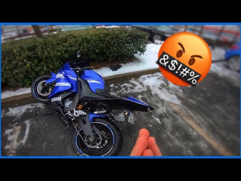 IL RENVERSE MA MOTO ET PREND LA FUITE !🤬