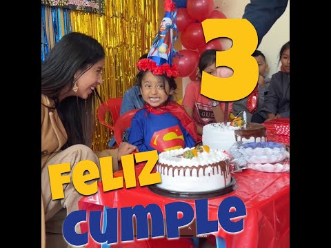 Así festejamos el cumpleaños 3ro de nuestro bebé Axel.