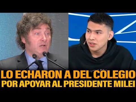 LO ECHARON DEL COLEGIO POR APOYAR A MILEI