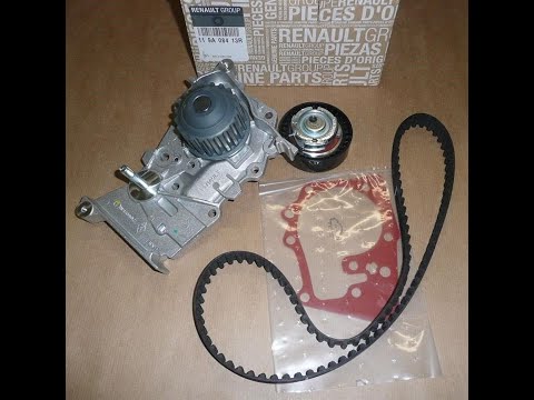 Комп. ремень грм ролики и помпы logan i 1.4 mpi - видео