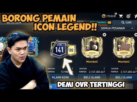 AKU BELI PEMAIN ICON TERKUAT UNTUK OVR TEAM TERTINGGI DI FIFA MOBILE ! - Fifa Mobile 23 Indonesia