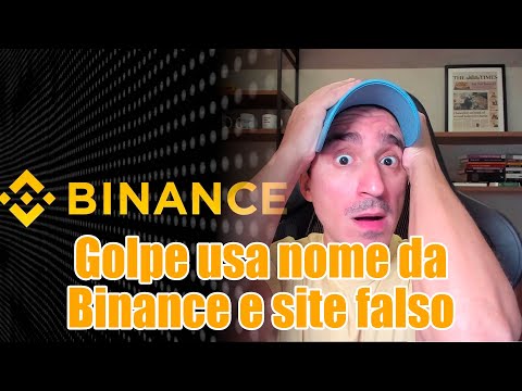 GOLPE COM NOME DA BINANCE E SITE FALSO