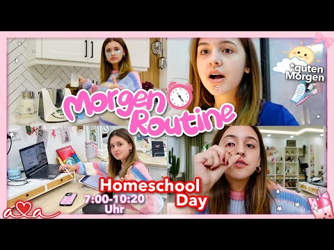 Morgenroutine ☀ 8. Klasse realistische Home School Routine 📚📝 BACK TO SCHOOL 💕 Alles Ava Vlog