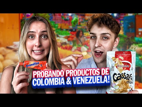 CANADIENSES 🇨🇦 PROBANDO PRODUCTOS DE COLOMBIA Y VENEZUELA 🤤🇨🇴🇻🇪 #kimrixs