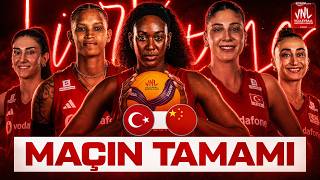 (MAÇIN TAMAMI) Türkiye - Çin - Maç Özeti | FIVB Voleybol Kadınlar Uluslar Ligi